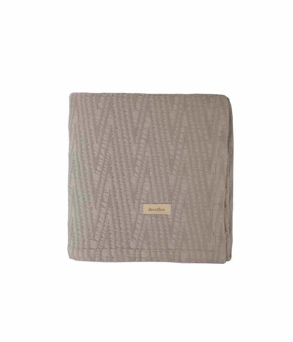 Medvilninė lovatiesė Twist Slate (pilka)
