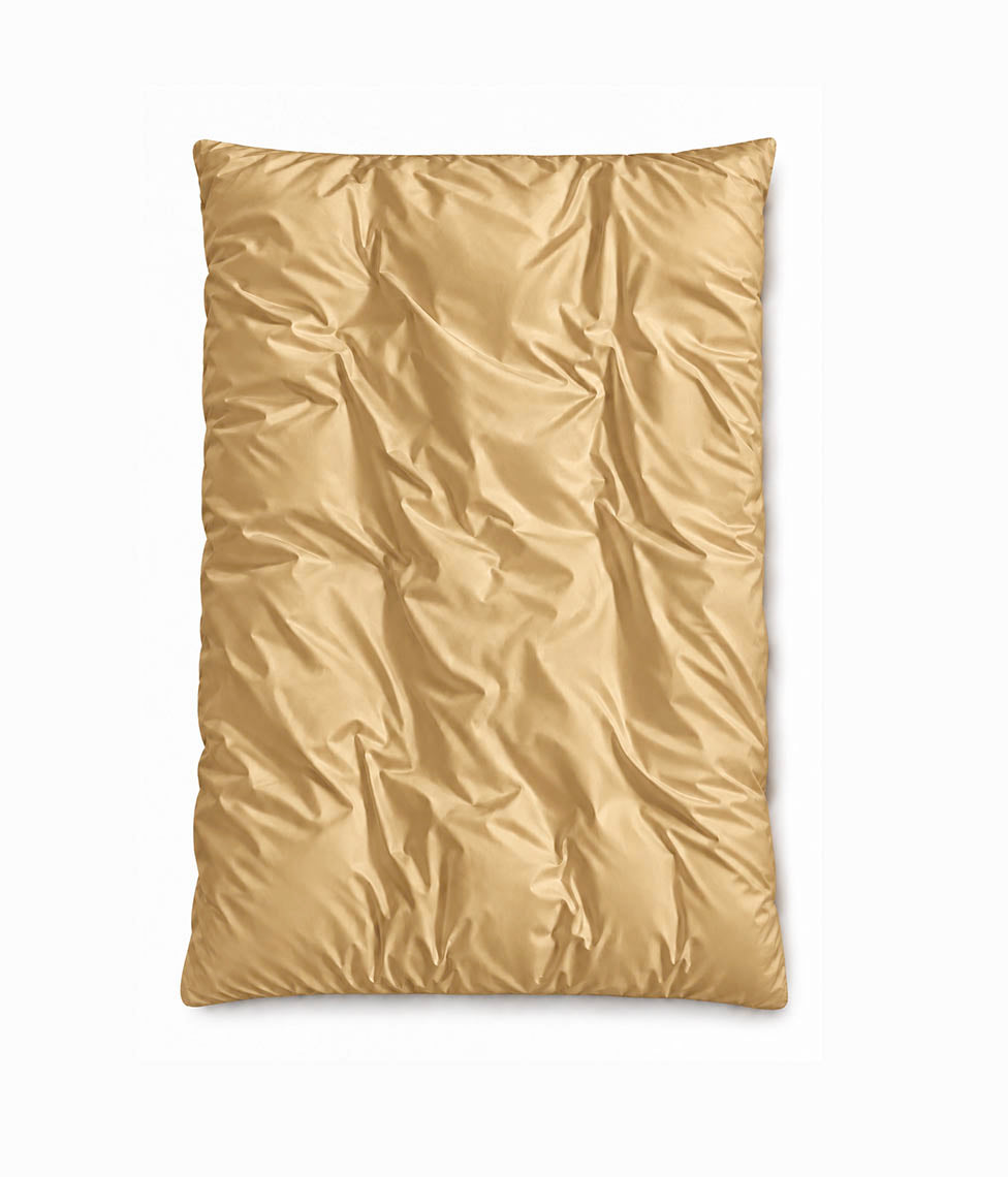 Satino patalynės komplektas Solid Mustard