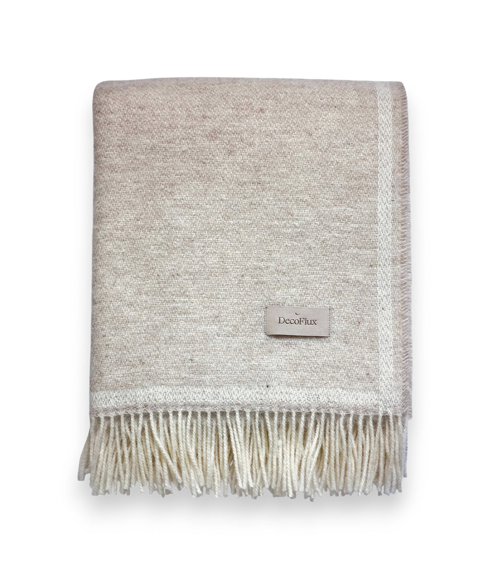Vilnonis pledas Natural Beige 130x170cm (biežinė)
