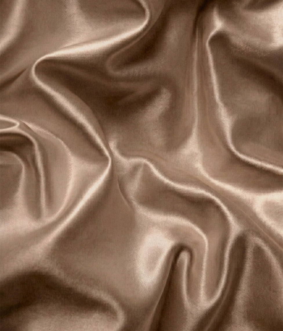 Šilko pagalvės užvalkalas Solid Luxor Nude (kūno), 4 nuotrauka