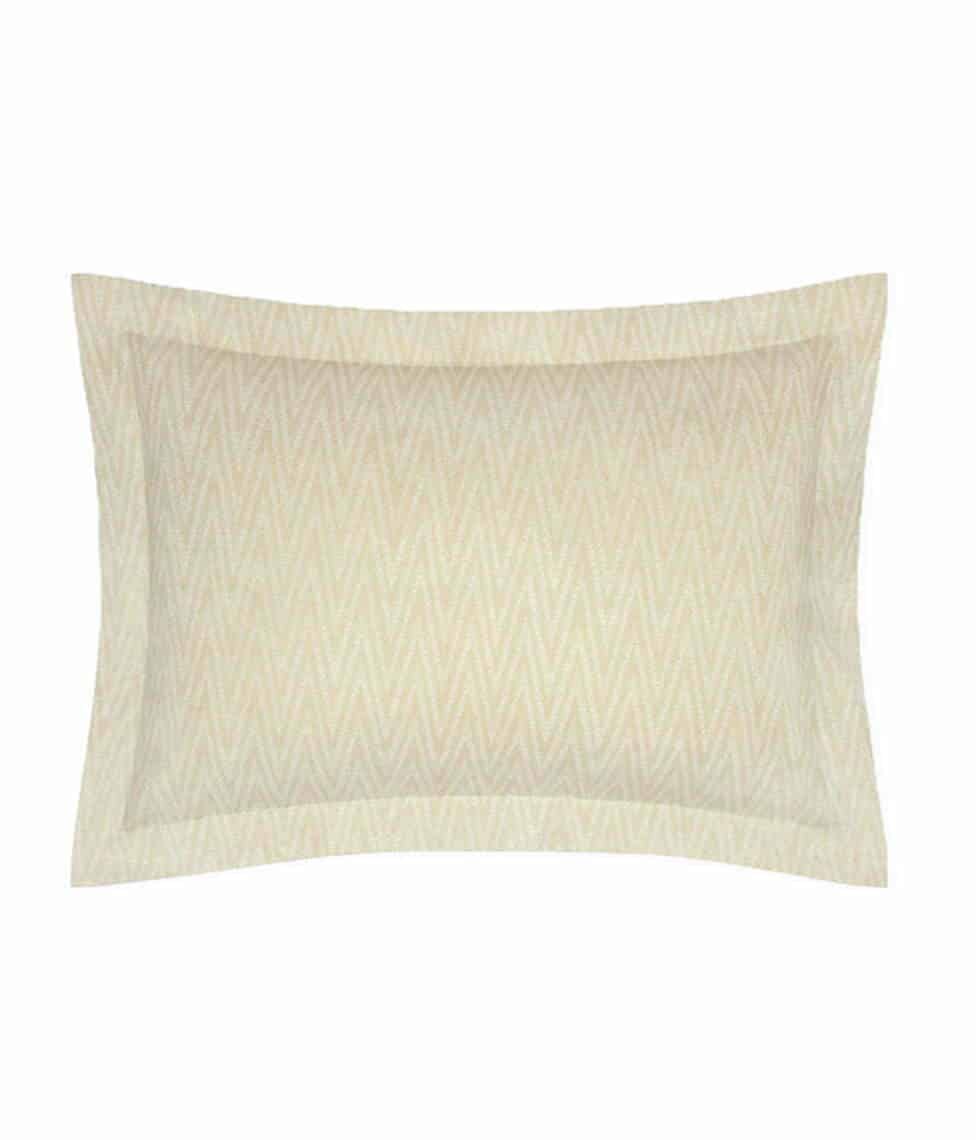 Satino pagalvės užvalkalas Twist Gold/White (auksinė)