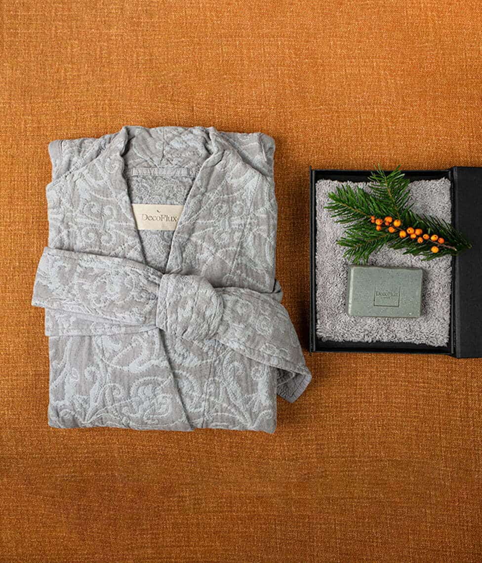 Vonios rankšluostis Plain Soft Silver (sidabrinė), 2 nuotrauka