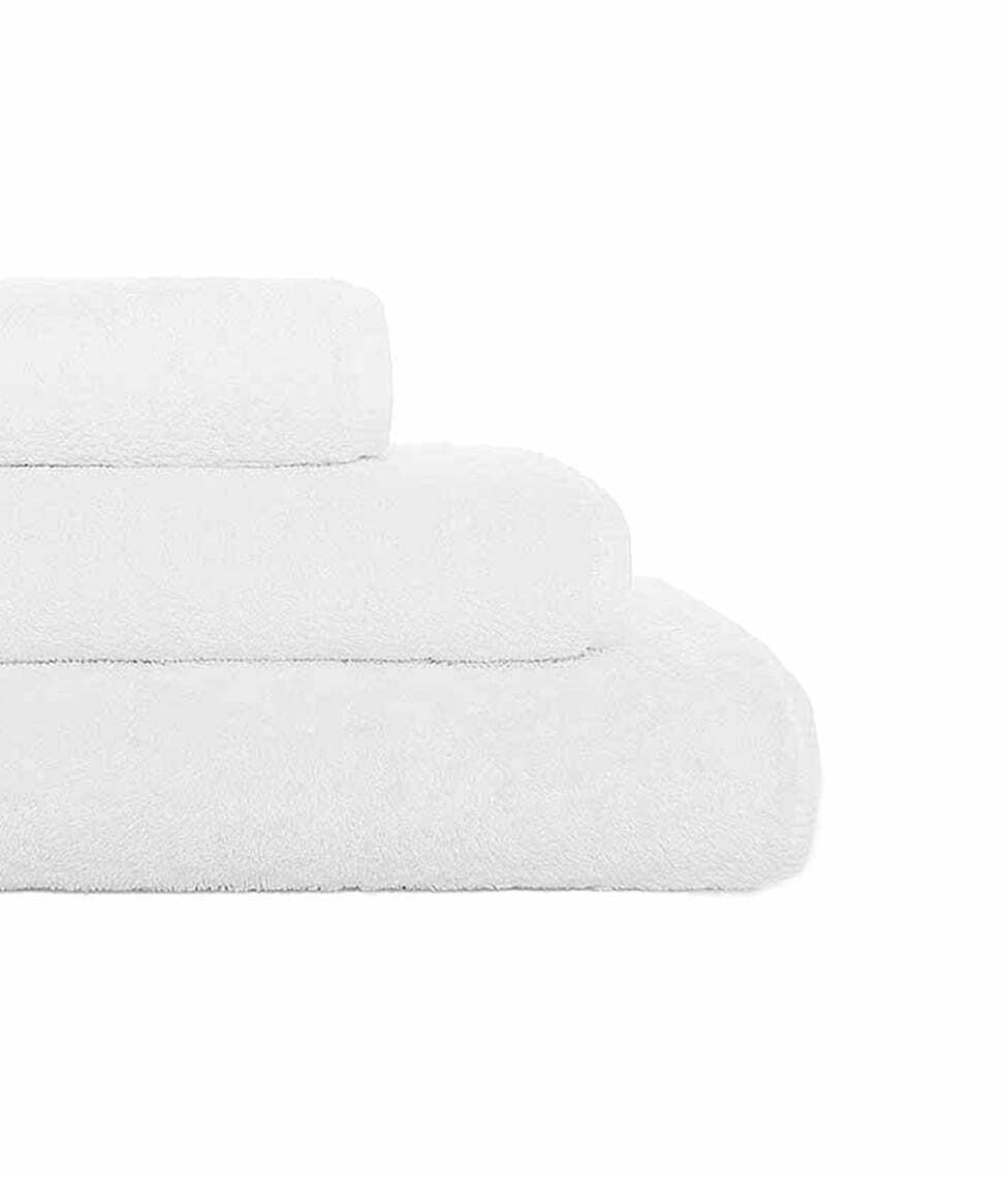 Vonios rankšluostis Plain Soft White (balta), 5 nuotrauka