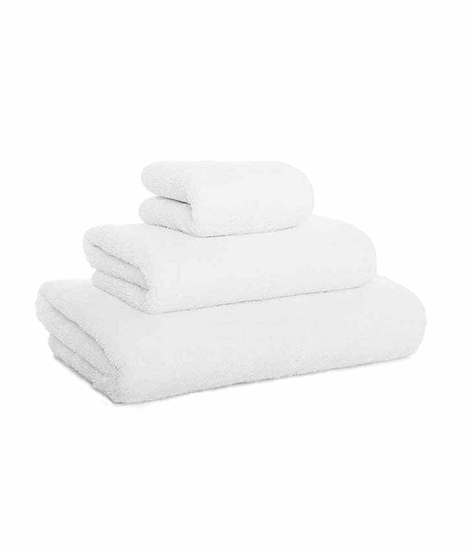 Vonios rankšluostis Plain Soft White (balta), 3 nuotrauka