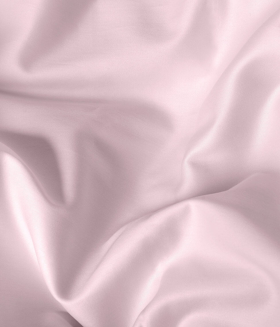 Satino patalynės komplektas Solid Rose Quartz (rausva), 2 nuotrauka