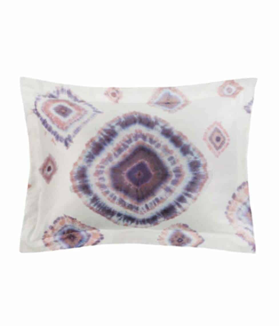 Satino pagalvės užvalkalas Batik Shibori (marga)