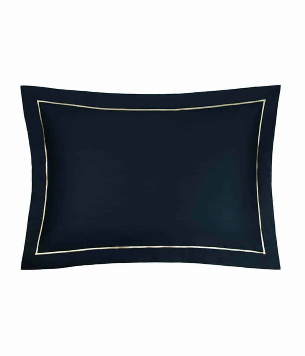 Satino pagalvės užvalkalas Solid Dark Blue (tamsiai mėlyna)