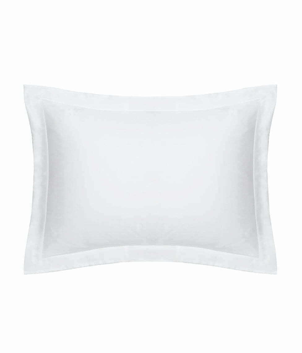Satino pagalvės užvalkalas Solid White (balta)