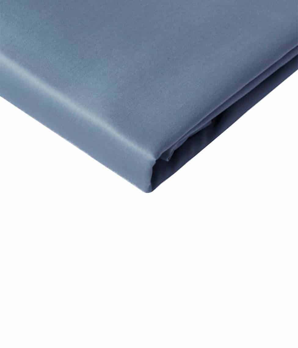 Satino paklodė be gumos Solid Silver Blue (mėlyna)