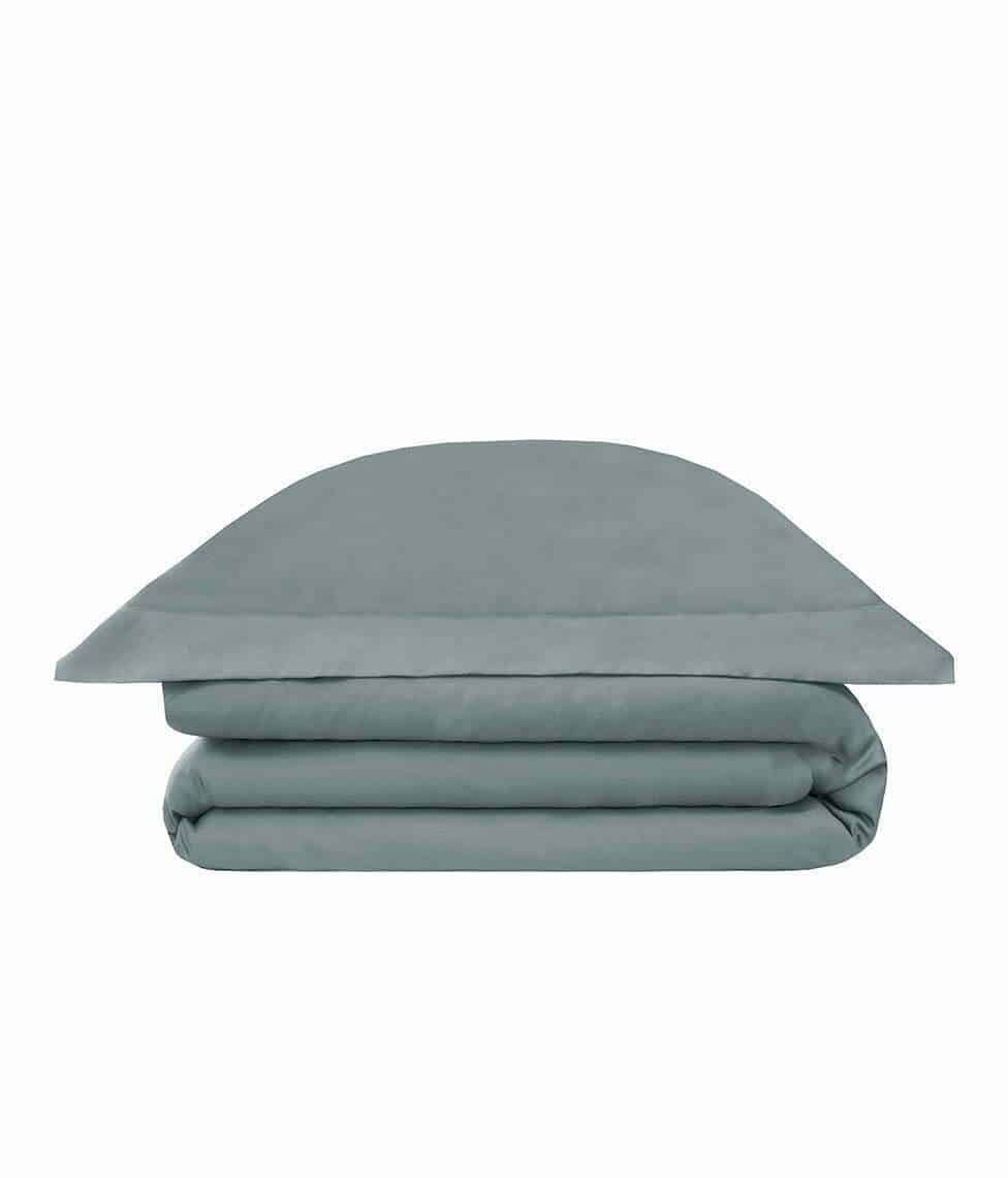 Satino patalynės komplektas Solid Grey (pilka), 2 nuotrauka