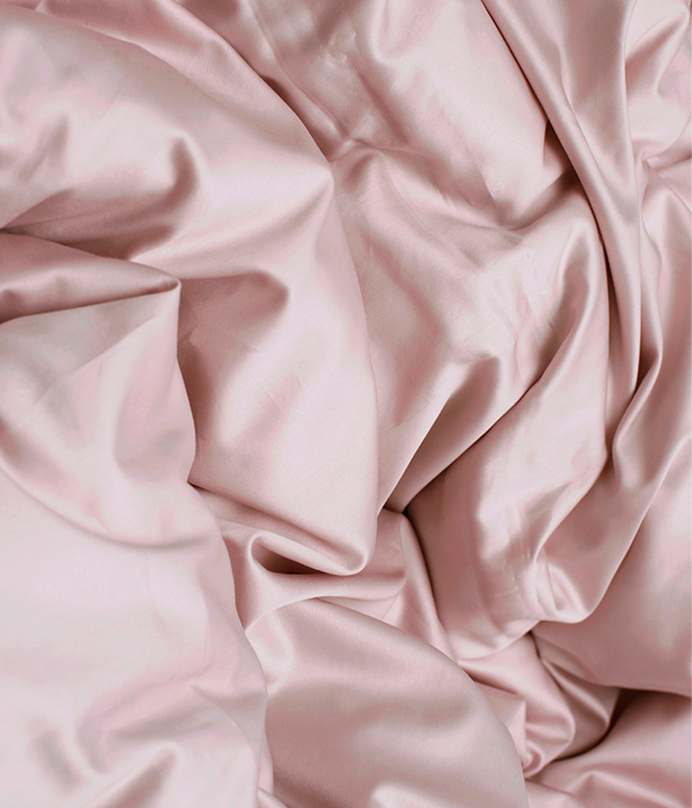 Vaikiškas satino patalynės komplektas Solid Rose Quartz (rožinio kvarco), 2 nuotrauka
