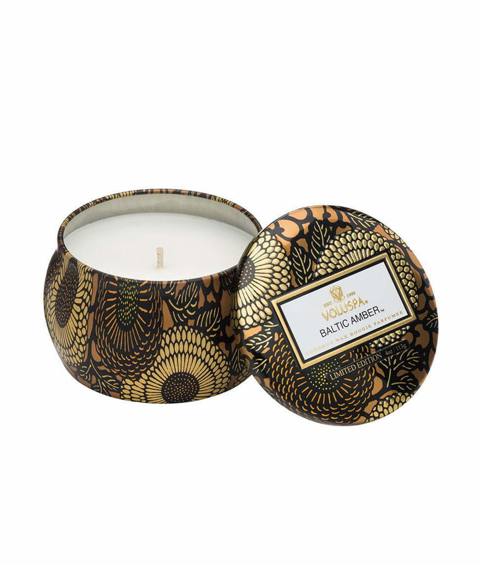 Voluspa maža žvakė metale Baltic Amber