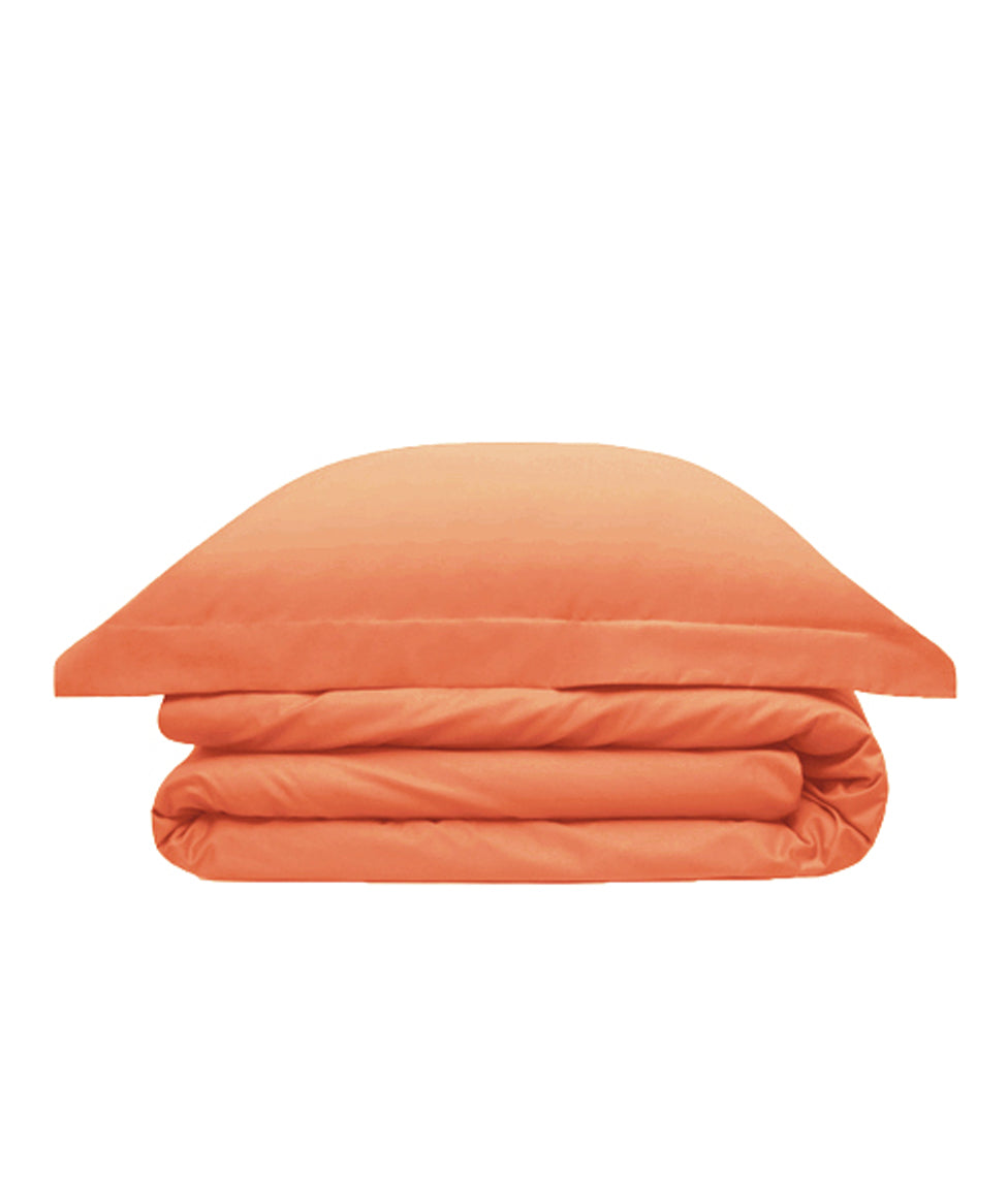 Satino patalynės komplektas Peach (oranžinė), 2 nuotrauka