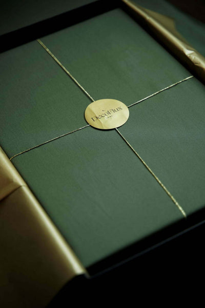 Satino paklodė su guma Solid Forest (žalia), 3 nuotrauka
