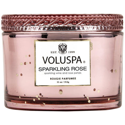 Voluspa žvakė stikle Sparkling Rose Boxed, 2 nuotrauka