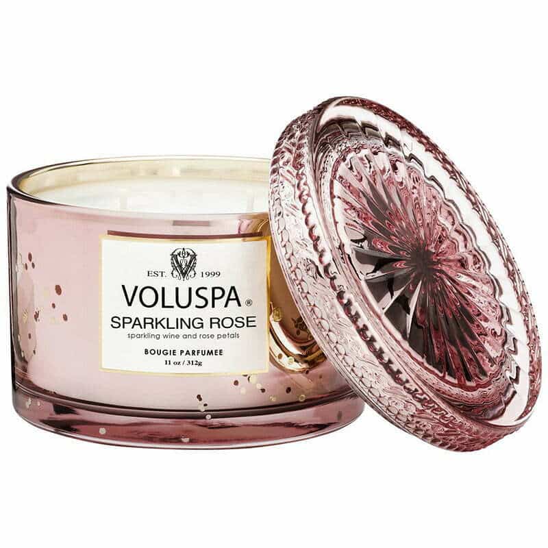 Voluspa žvakė stikle Sparkling Rose Boxed, 3 nuotrauka