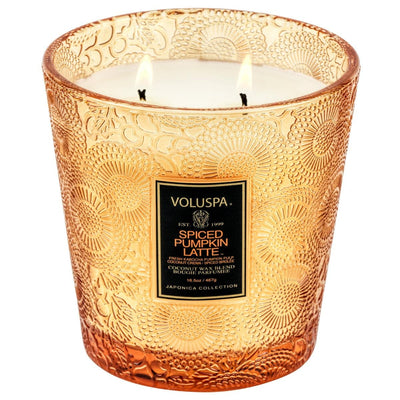 Voluspa didelė žvakė stikle Spiced Pumpkin Latte, 2 nuotrauka