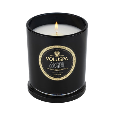 Voluspa didelė žvakė stikle Ambra Lumiere, 5 nuotrauka