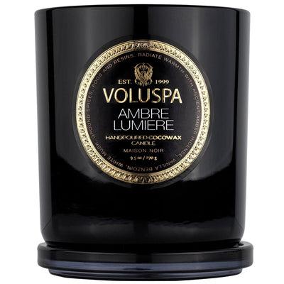 Voluspa didelė žvakė stikle Ambra Lumiere, 3 nuotrauka