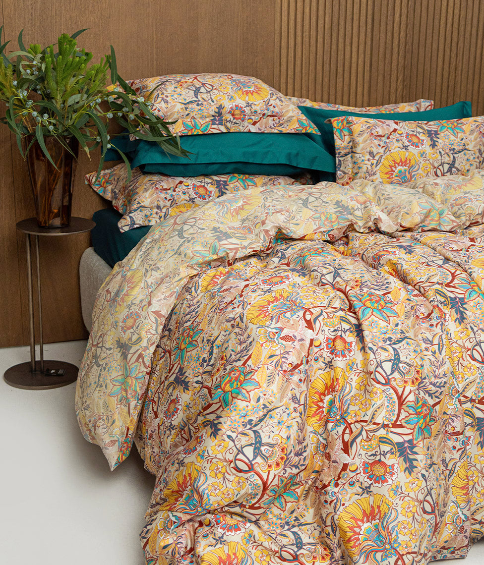 Satino patalynės komplektas Boho & Boho Back (marga), 6 nuotrauka