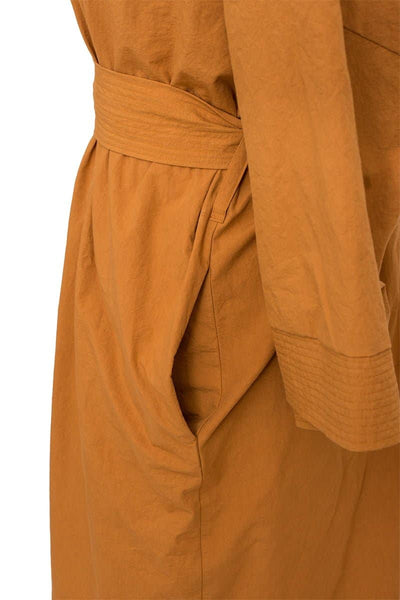 Perkelio chalatas Kimono Casual Ochra (ochros), 4 nuotrauka