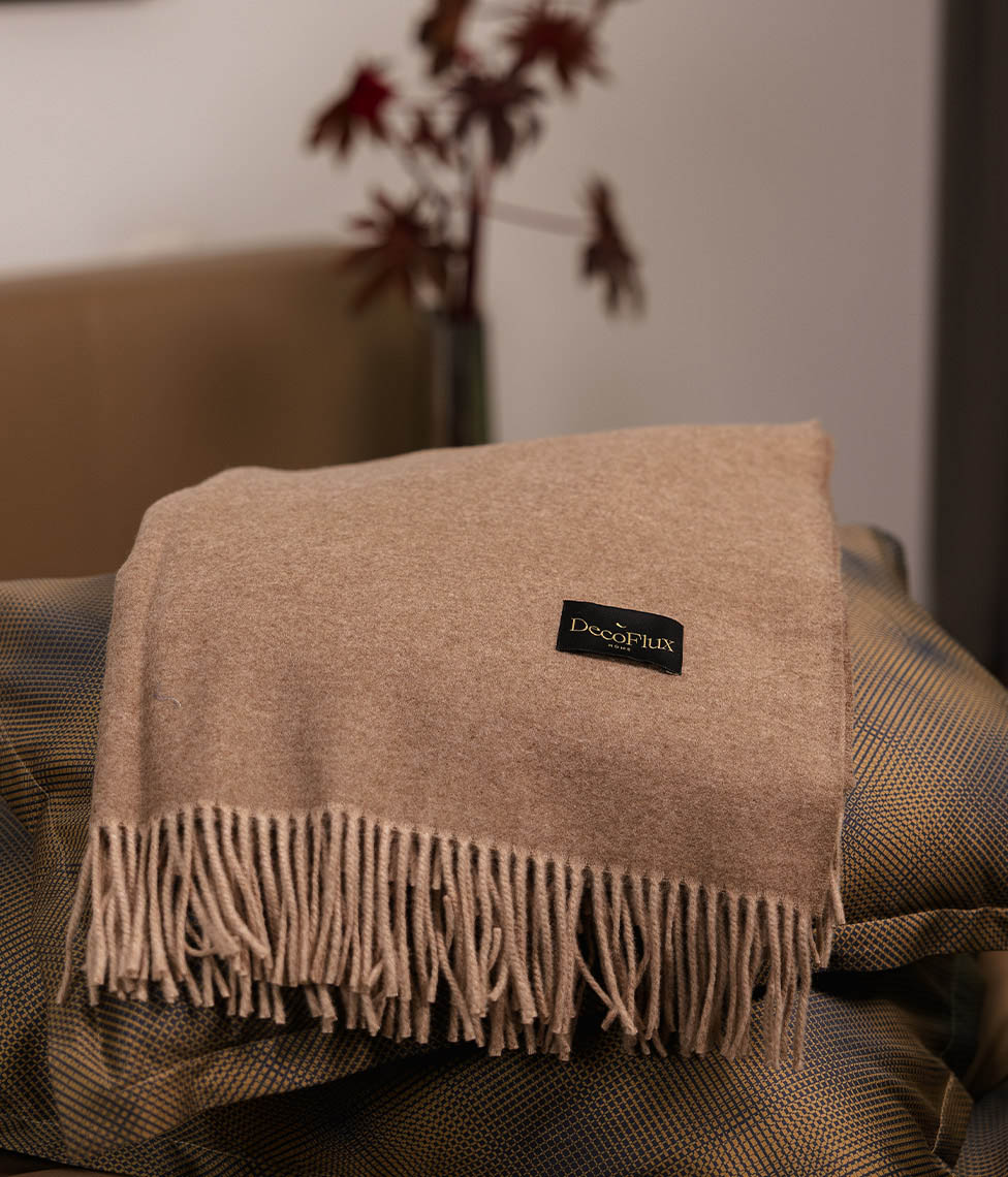 Pledas KASHWOOL Beige 130x180cm (smėlio)