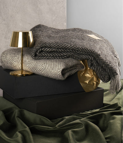 Pledas CLASSIC WINTER Silver 130x200cm, 4 nuotrauka