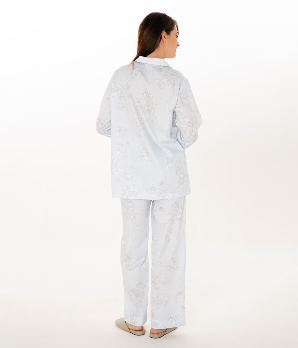 Pižama: marškiniai+kelnės Eden Light Blue (šviesiai mėlyna), 2 nuotrauka