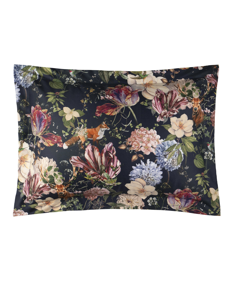 Pagalvės užvalkalas Magic Garden Dark Blue (tamsiai mėlyna)