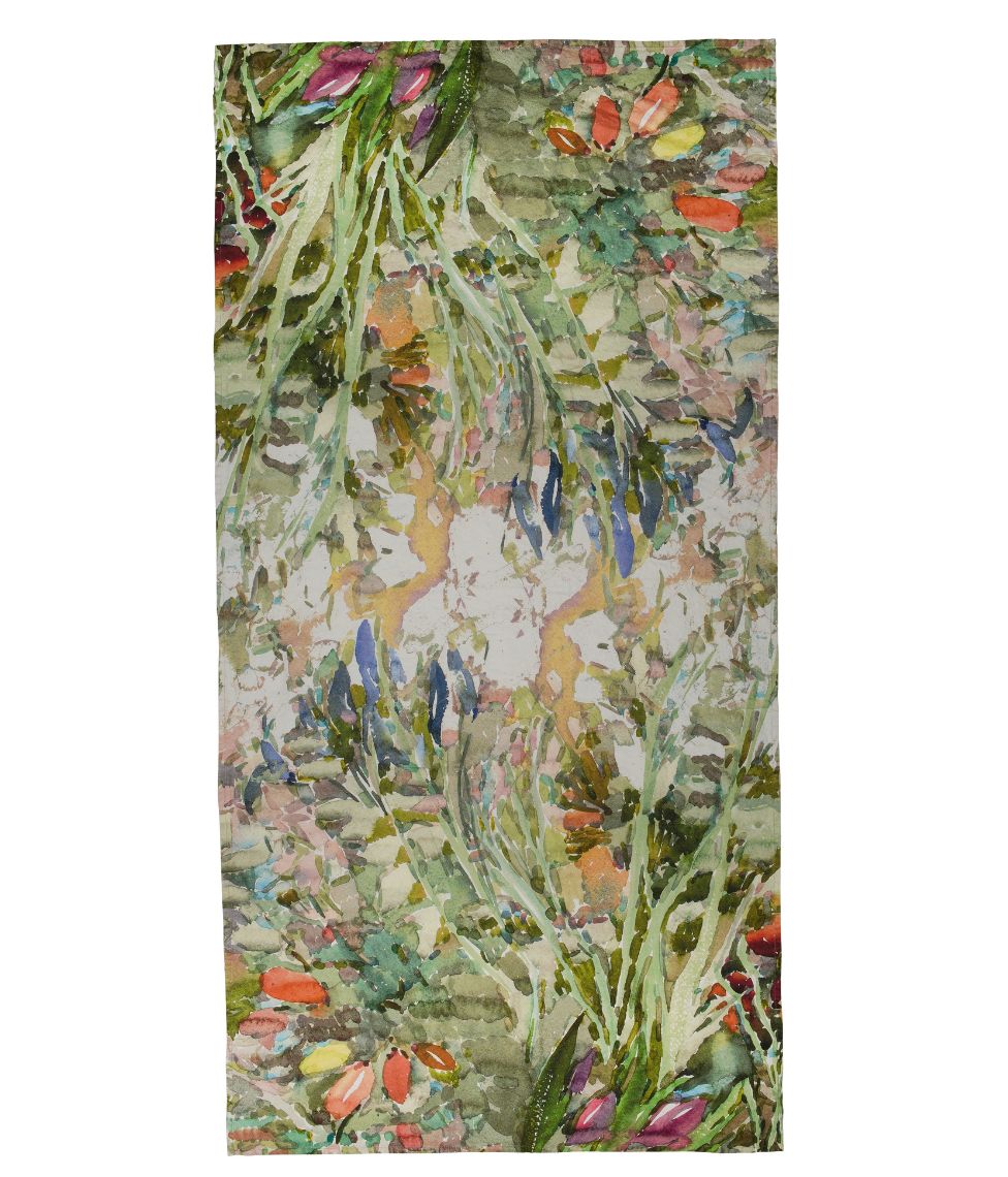 Lininis paplūdimio rankšluostis Lea - Ramunė Kmieliauskaitė - 100x180cm (marga), 3 nuotrauka
