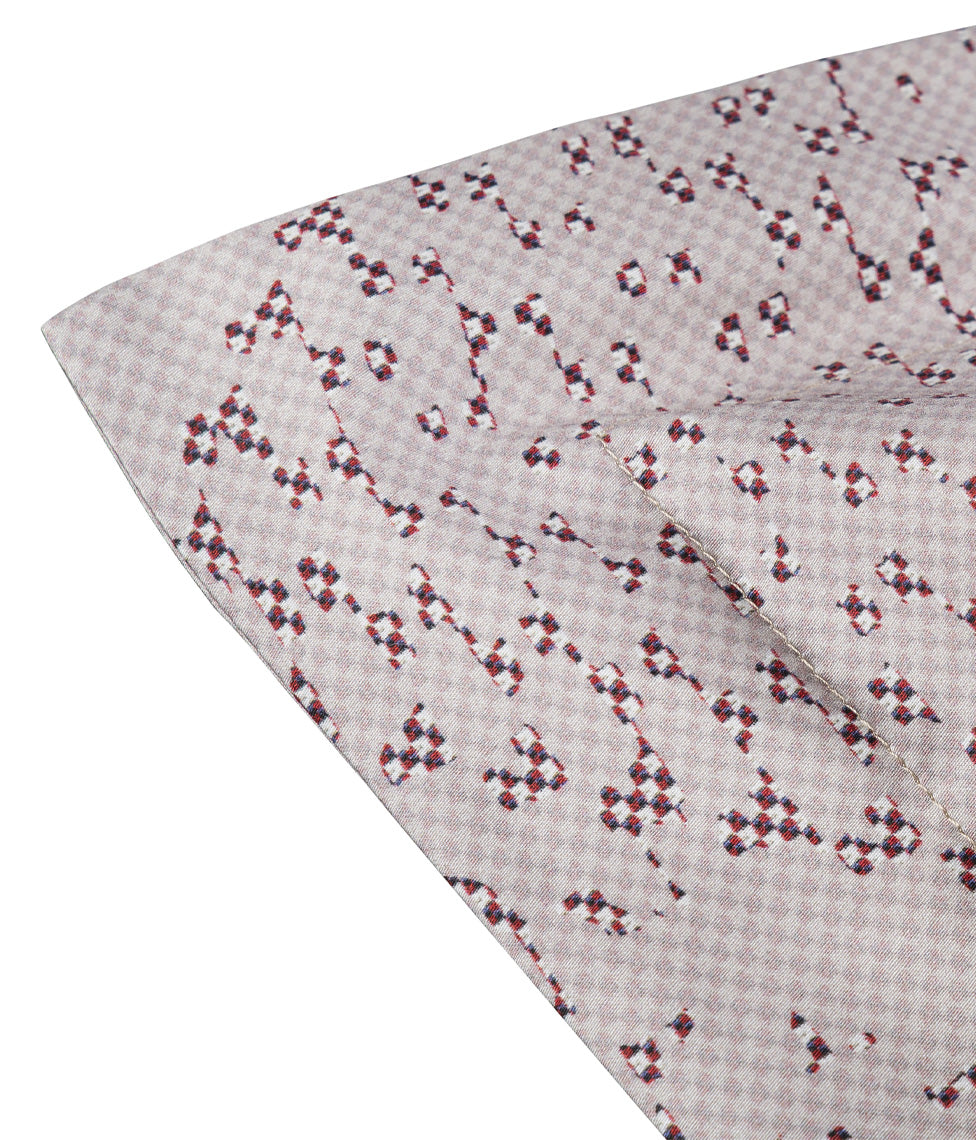 Satino pagalvės užvalkalas Mesh Almond/Mesh Back Almond (marga), 2 nuotrauka