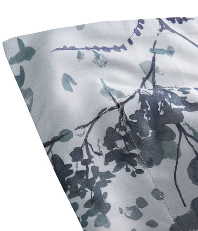 Satino patalynės komplektas Silky Poems Grey (pilka), 7 nuotrauka