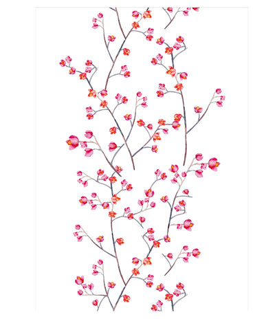 Virtuvinis rankšluostis Branches White (balta), 5 nuotrauka