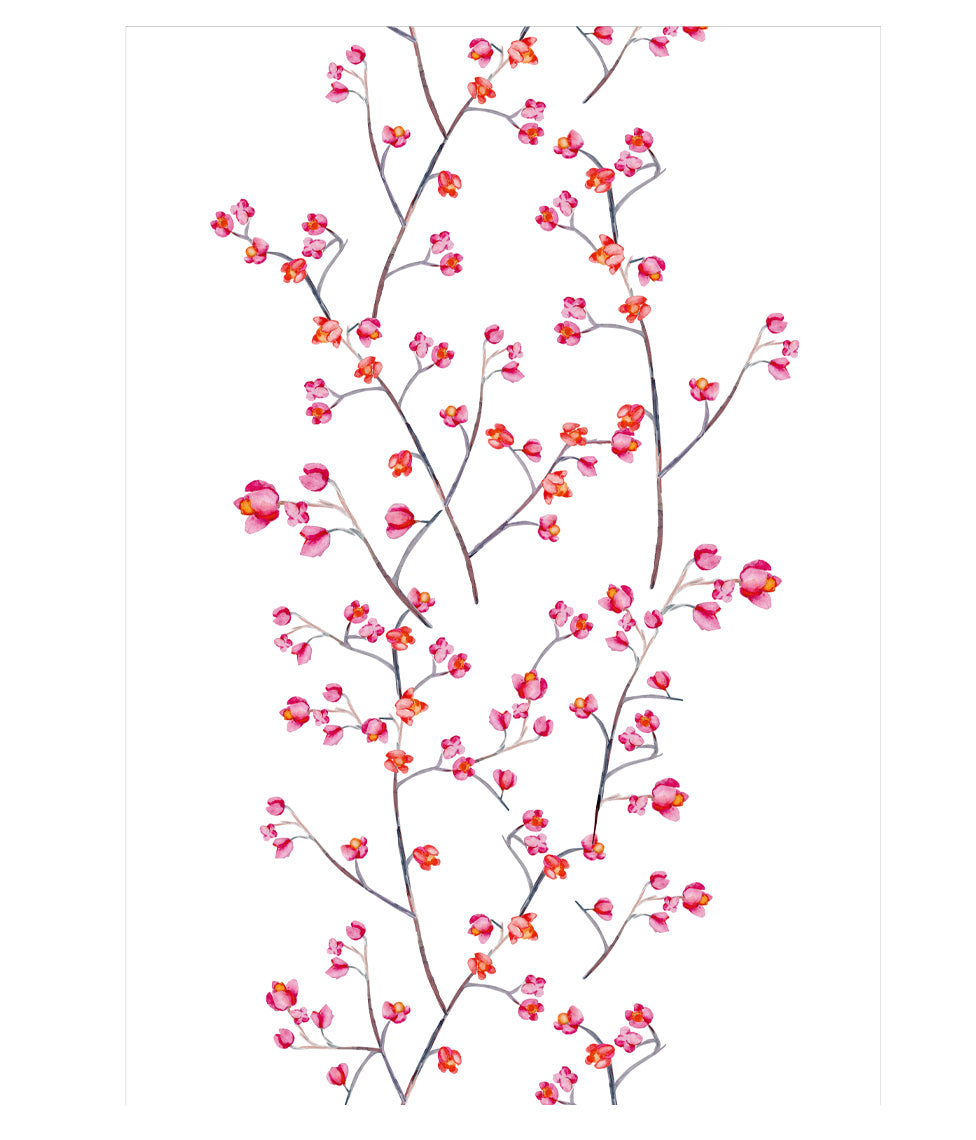 Virtuvinis rankšluostis Branches White (balta), 5 nuotrauka