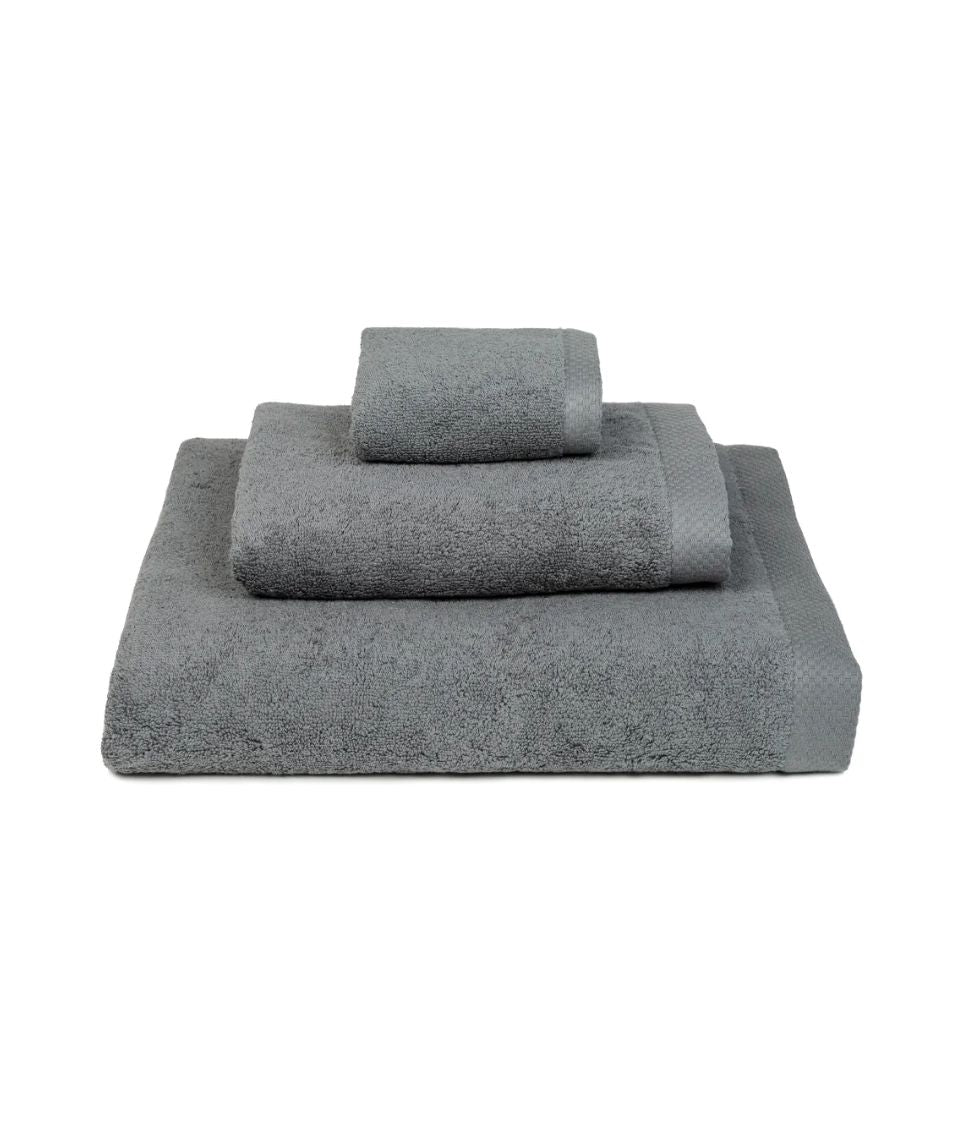 Vonios rankšluostis Luxus Grey (pilka)