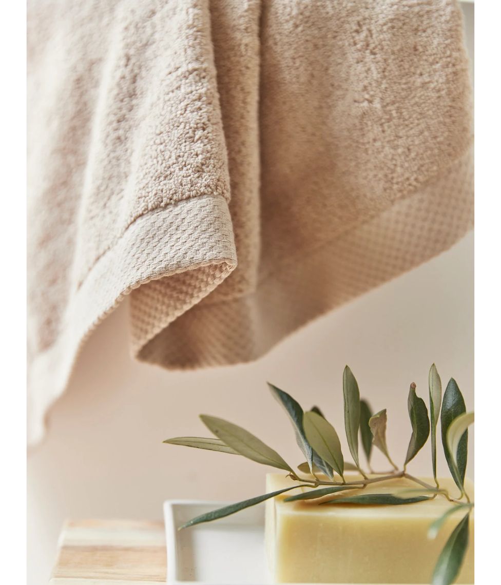 Vonios rankšluostis Luxus Beige (biežinė), 8 nuotrauka