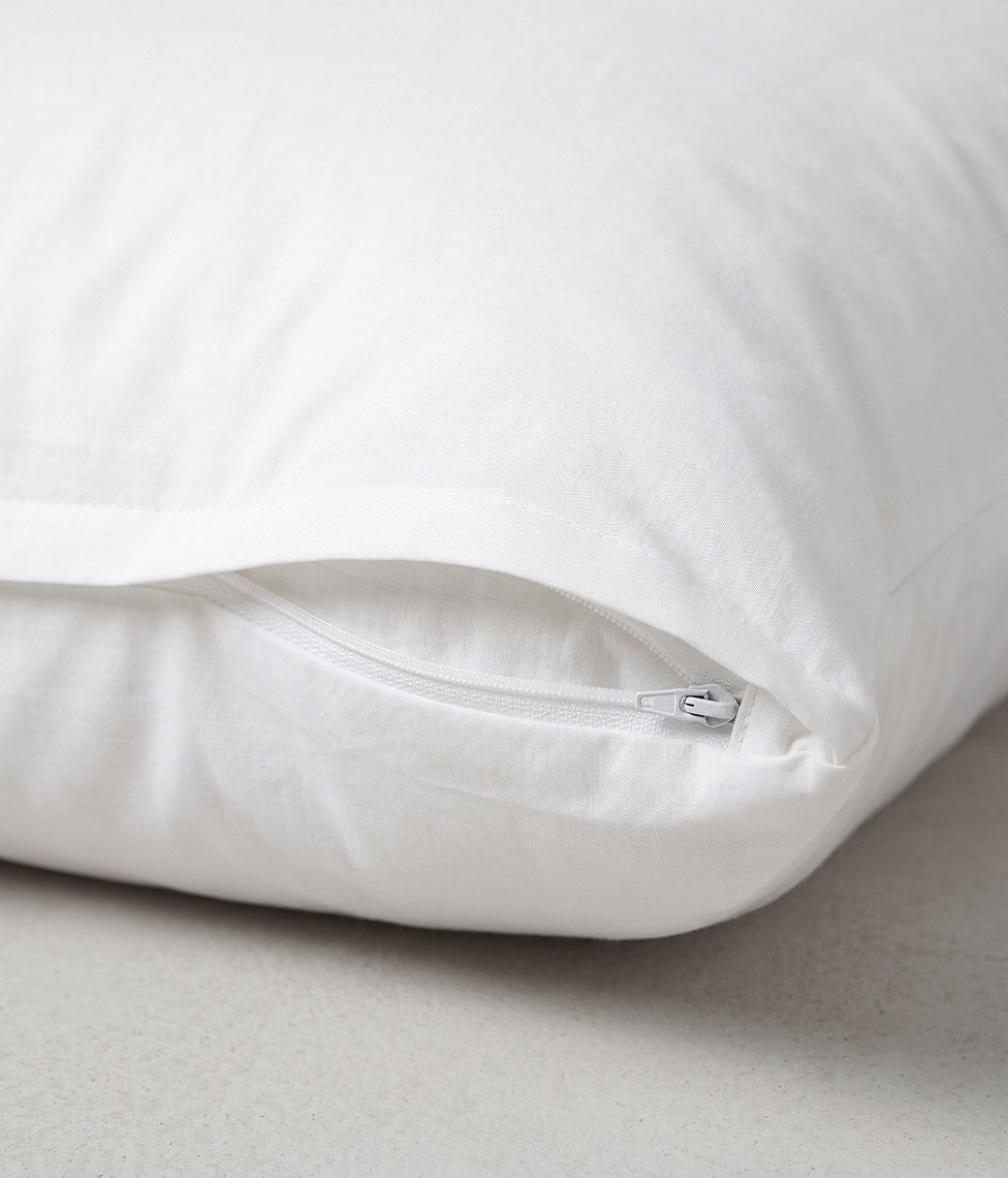 Hotel Line Satino antklodės užvalkalas Solid Optical White, 2 nuotrauka