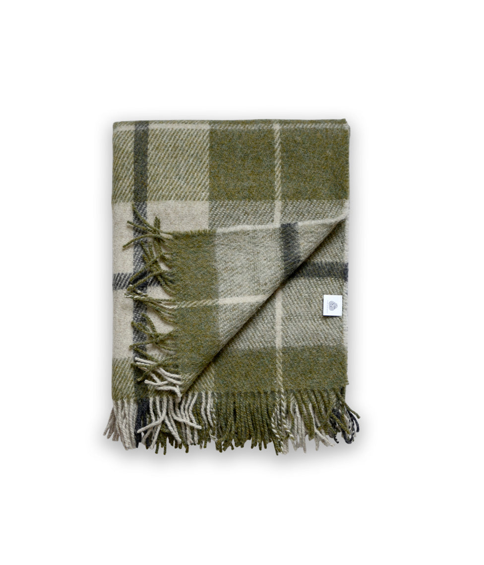 Vilnonis pledas Harris Green 140x180cm