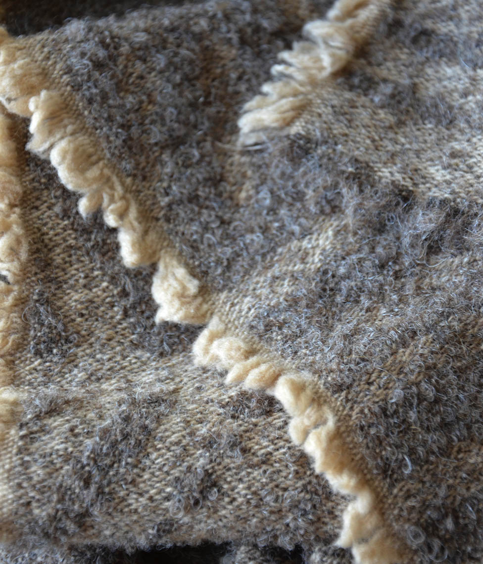 Pledas Boucle Brown 130x180cm
