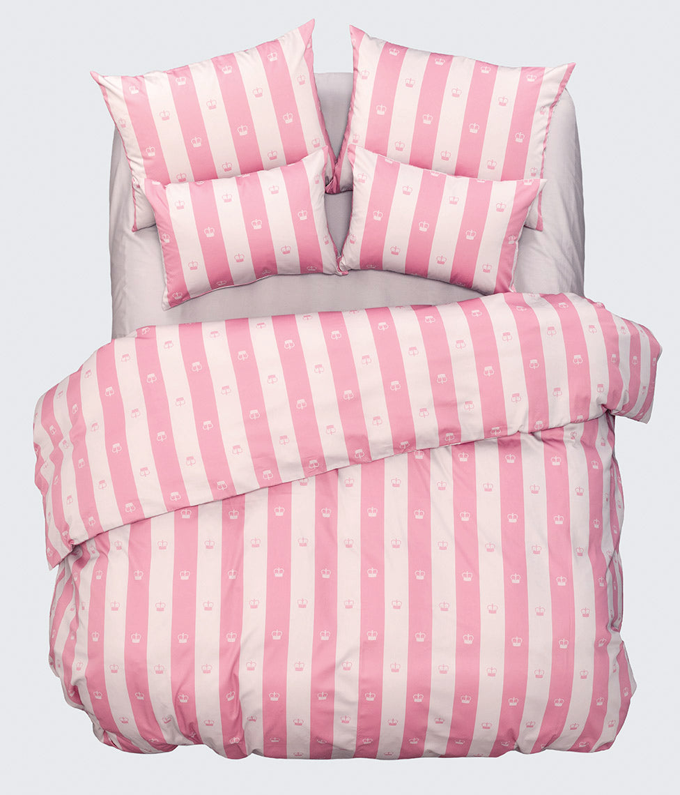 Patalynės komplektas Slapta Meilė Jūsų Didenybei Pink (balta, rausva), 9 nuotrauka