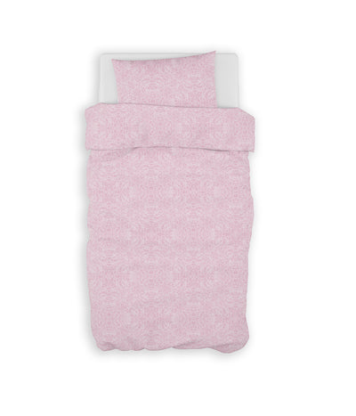 Vaikiškas satino patalynės komplektas Kaleidoscope Rose Quartz (rožinio kvarco)