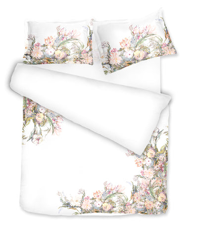 Satino patalynės komplektas Floral Sense by Kmieliauskaitė (marga), 2 nuotrauka