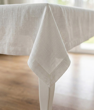 Lininė staltiesė White (balta), 4 nuotrauka