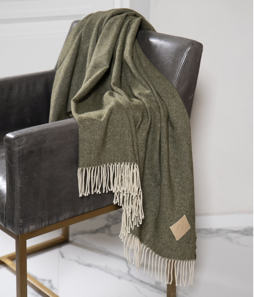 Pledas KASHWOOL Moss 130x180cm
