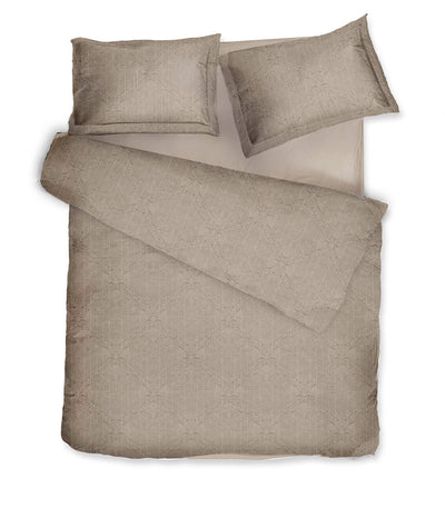 Satino patalynės komplektas Paisley Bronze (ruda), 4 nuotrauka