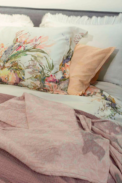 Satino patalynės komplektas Floral Sense by Kmieliauskaitė (marga), 6 nuotrauka