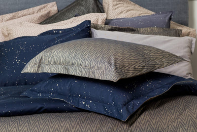 Satino pagalvės užvalkalas Twist Dark/Dark Blue (tamsiai mėlyna), 3 nuotrauka