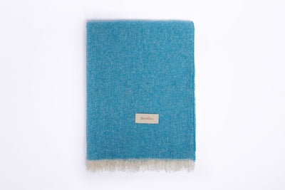 Merino vilnos pledas Air Aquamarine, 5 nuotrauka
