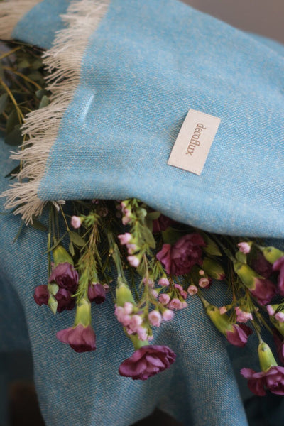 Merino vilnos pledas Air Aquamarine, 2 nuotrauka