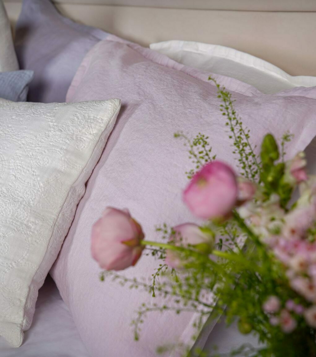 Lininės patalynės komplektas Casual Angel Pink (rausva)